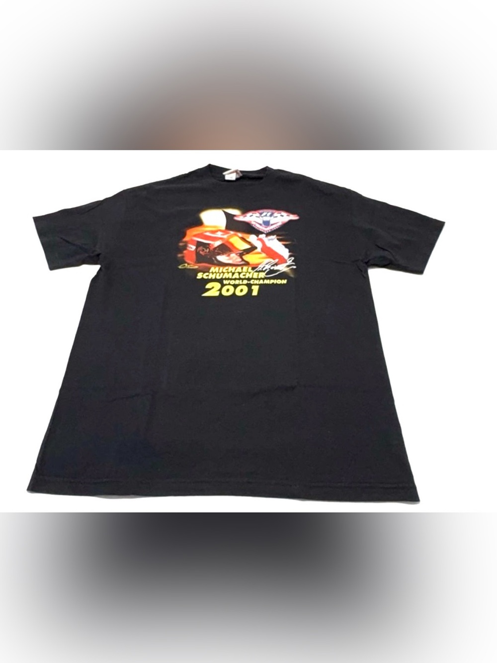 Deadstock Vintage Michael Schumacher 2001 World Champion F1 Shirt Size XL